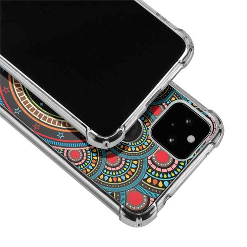 Infinite Circle Colored Google Pixel 5 Clear Case